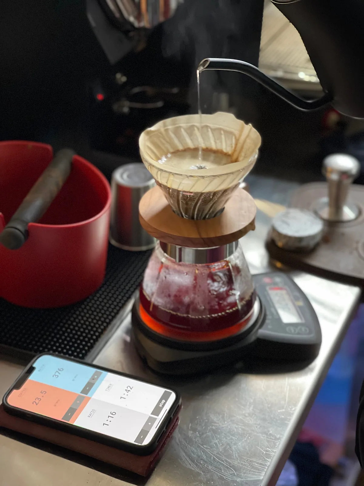 On the second grinder